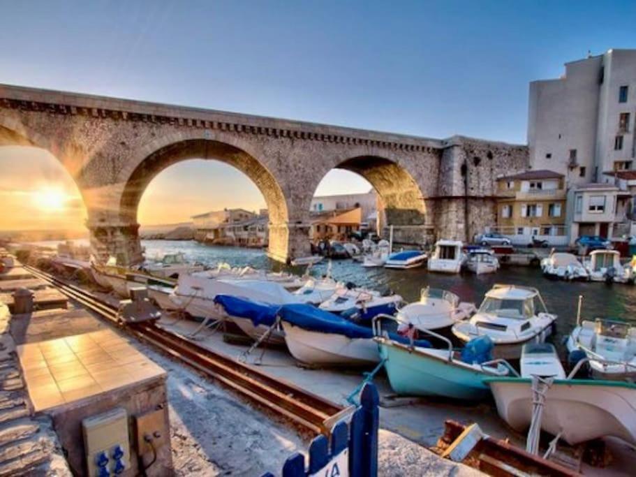 Superbe Logement Au Vallon Des Auffes Marseille Ngoại thất bức ảnh